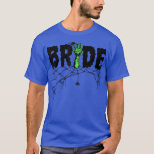 Spooky Halloween Bride Bridal Party Skeleton  T-Shirt