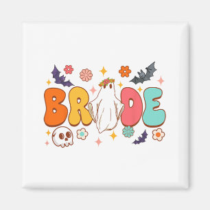 Spooky Halloween Bride To Be Bachelorette Party Ma Magnet