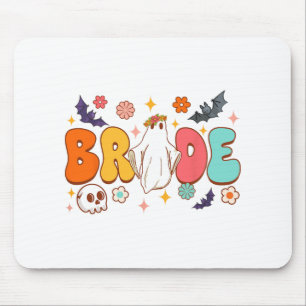 Spooky Halloween Bride To Be Bachelorette Party Ma Mouse Pad