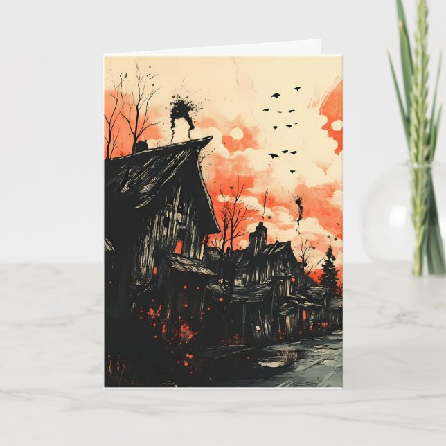 Spooky Halloween Card (Front)