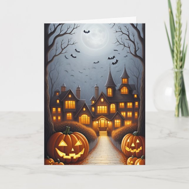 Spooky Halloween Card (Front)