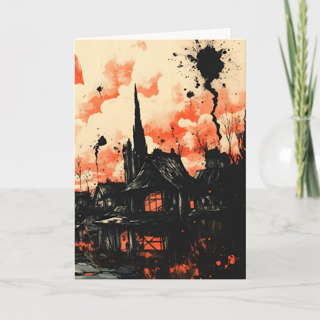 Spooky Halloween Card (Front)