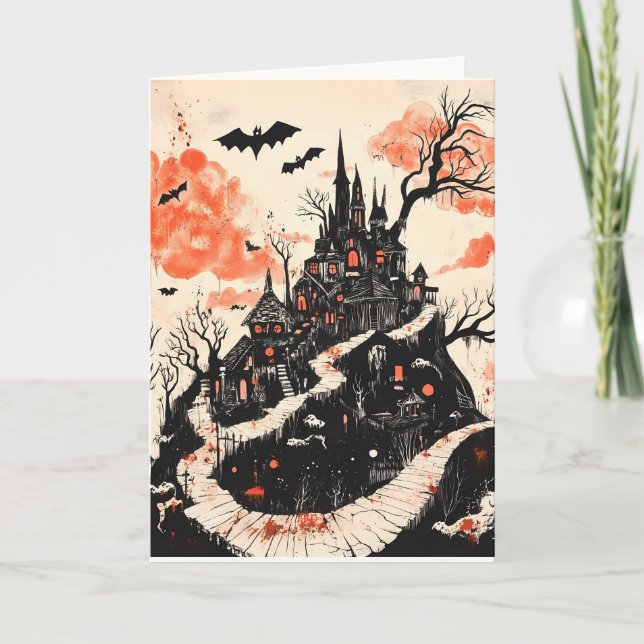 Spooky Halloween Card (Front)