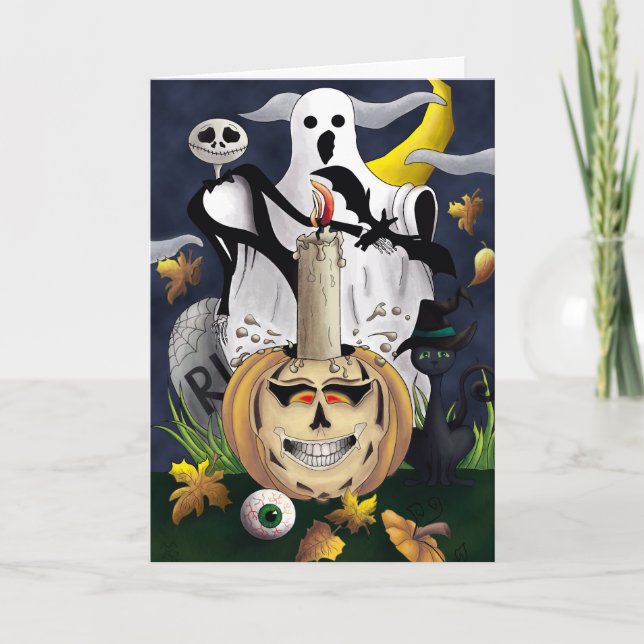 Spooky Halloween Card (Front)