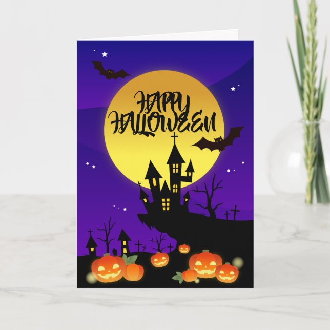 Spooky Halloween Card (Front)