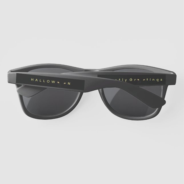 Spooky Halloween Cat Eyes  Sunglasses (Back)