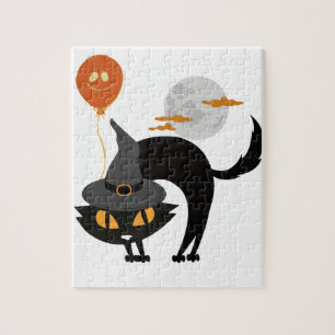 Spooky Halloween Cat                     Jigsaw Puzzle