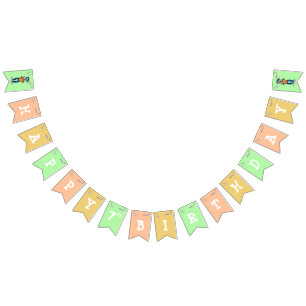 Spooky Halloween Costume Birthday bunting banner