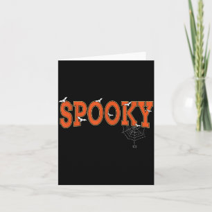 Spooky Halloween Costume For Men Women Spooky Fall Card