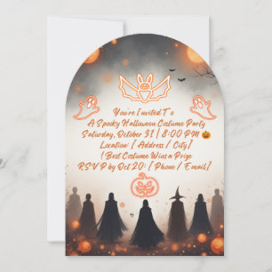 Spooky Halloween Costume Party Invitation