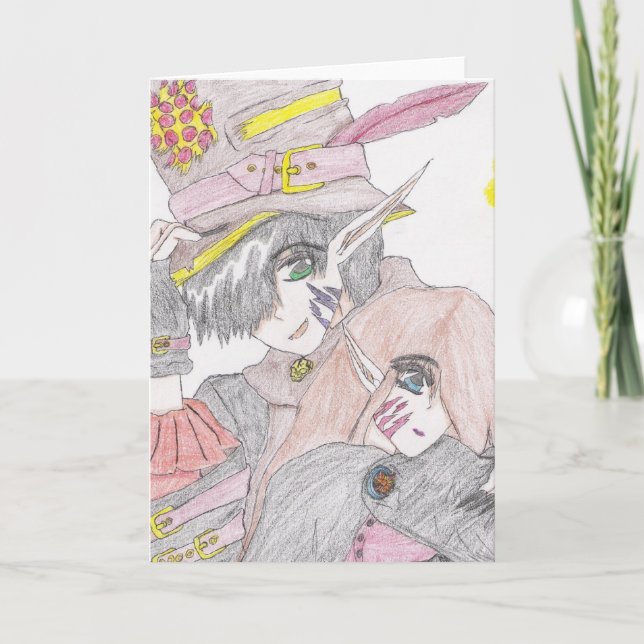 Spooky Halloween Couple Card (Front)