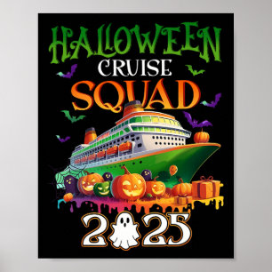 Spooky Halloween Cruise Squad 2025 Cruising Crew S Poster
