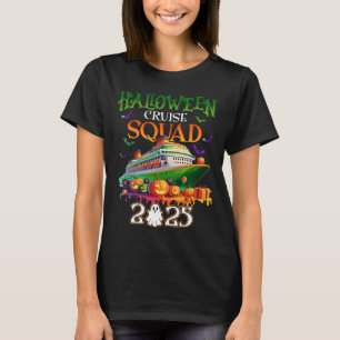 Spooky Halloween Cruise Squad 2025 Cruising Crew S T-Shirt