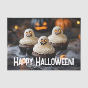 Spooky Halloween cupcakes Design Tissue Paper