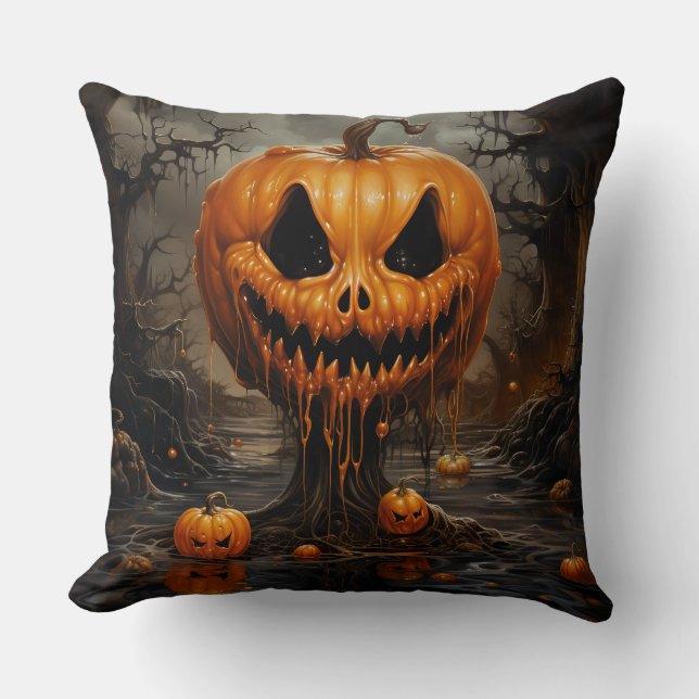 Spooky Halloween  Cushion (Front)