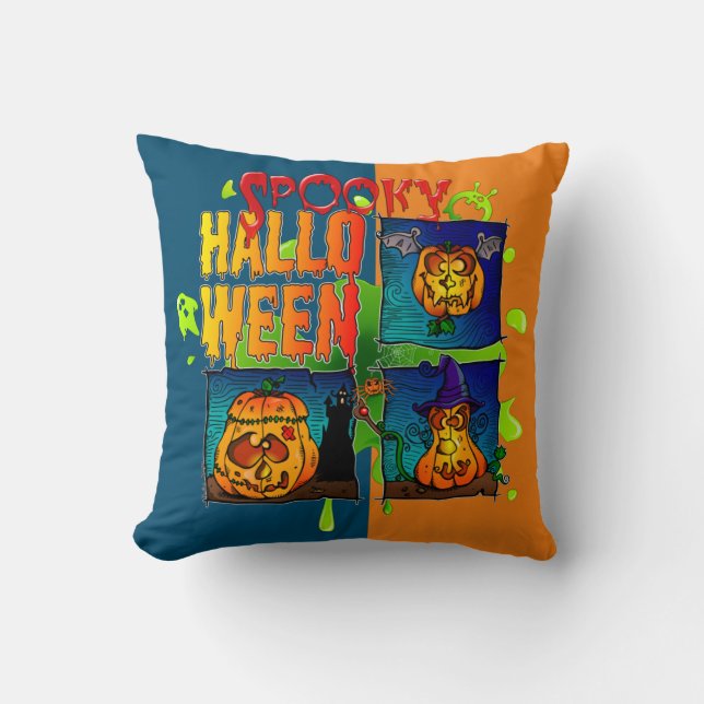 Spooky Halloween Cushion (Front)