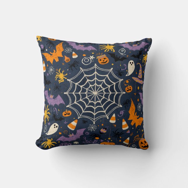 "Spooky Halloween Decorative Cushion" Cushion (Front)