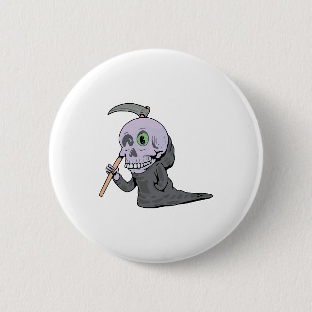 Spooky Halloween design 6 Cm Round Badge (Front)