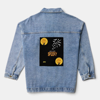 Spooky Halloween design Denim Jacket
