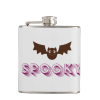 Spooky Halloween [Design Name] Custom Hip Flask – 