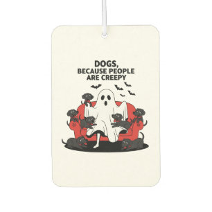 Spooky Halloween Dog Spooky Ghost 23 Car Air Freshener