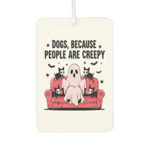 Spooky Halloween Dog Spooky Ghost Png 2 Car Air Freshener