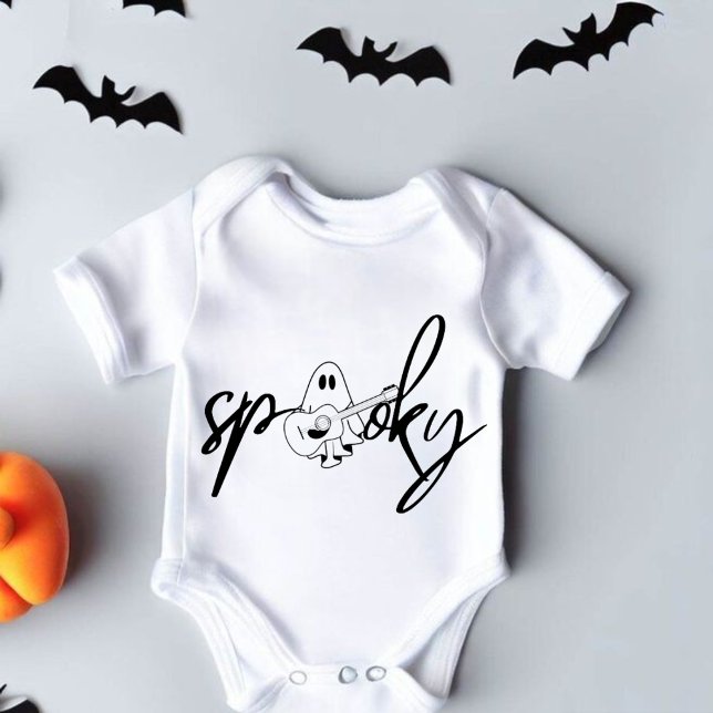 Spooky Halloween Dude Baby Body, Spooky Season  Baby Bodysuit (Spooky )