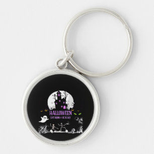 Spooky Halloween Eat Drink And Be Scary Classic Key Ring