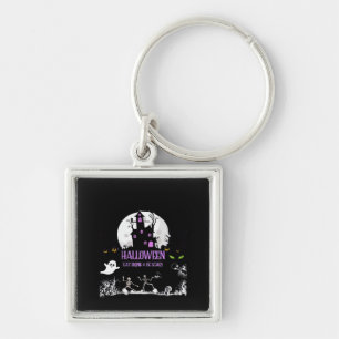 Spooky Halloween Eat Drink And Be Scary Classic Key Ring