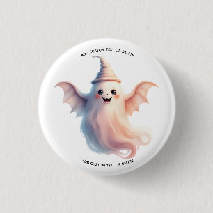 Spooky Halloween – Funny Ghost 3 Cm Round Badge