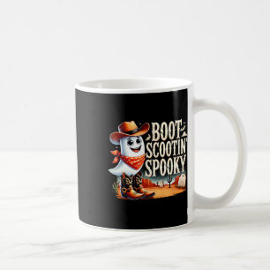 Spooky Halloween Ghost Cowboy Ghost Western Coffee Mug