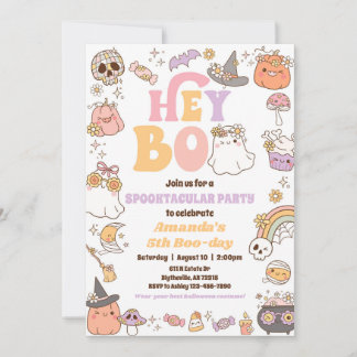 Spooky Halloween Ghost Invitation