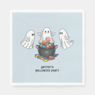 Spooky Halloween Ghost Napkin