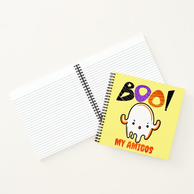 Spooky Halloween Ghost : Notebook (Inside)