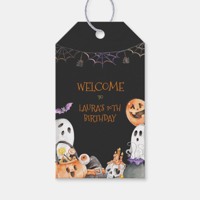 Spooky Halloween Gift Tags (Front)