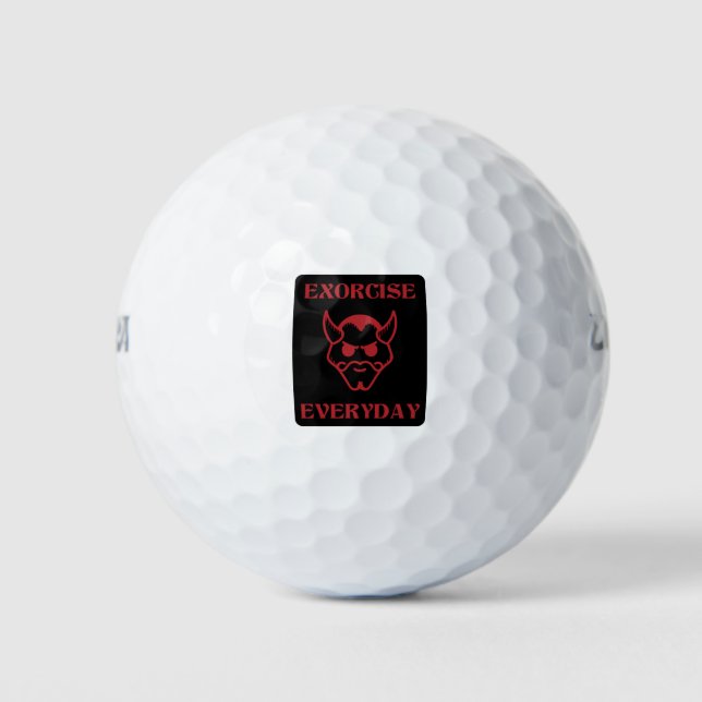 Spooky Halloween Golf Balls (Front)