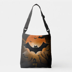 Spooky Halloween Haunted House Gothic Aesthetic Crossbody Bag