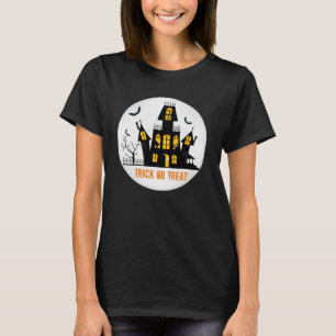 Spooky Halloween Haunted House Trick or Treat T-Shirt