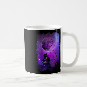 Spooky Halloween Haunted House Ts And Blood Moon S Coffee Mug