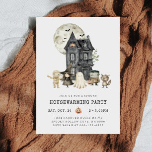 Spooky Halloween Housewarming Party Invitation
