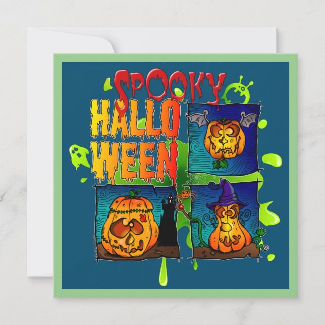 Spooky Halloween Invitation (Front)