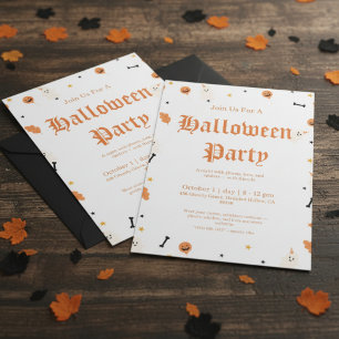 Spooky Halloween Invitation - Spooky Party Invi