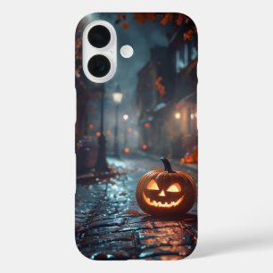 Spooky Halloween Jack-O'-Lantern iPhone 16 Case