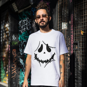 Spooky Halloween jack-o-lantern pumpkin face T-Shirt