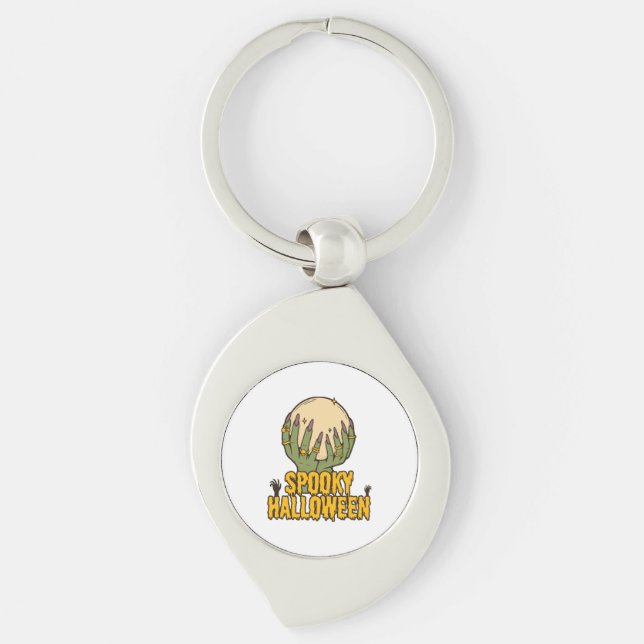 spooky halloween key ring (Front)