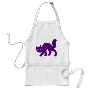 Spooky Halloween Kitty Cat Scary Evil Standard Apron