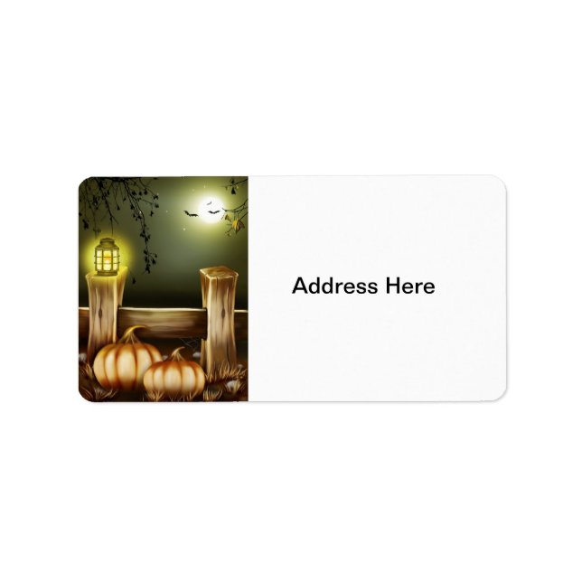 Spooky Halloween Label (Front)