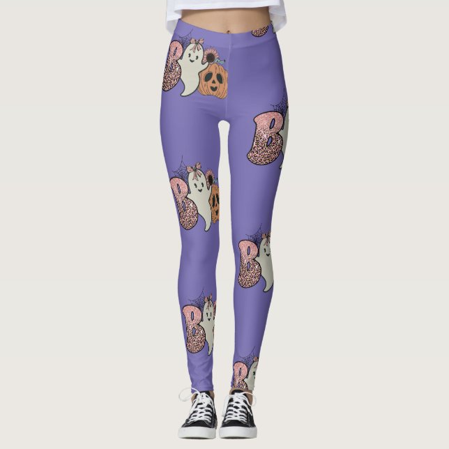Spooky Halloween  Leggings (Front)