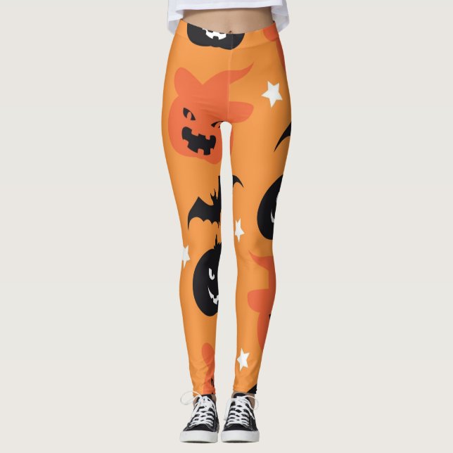 Spooky Halloween  Leggings (Front)