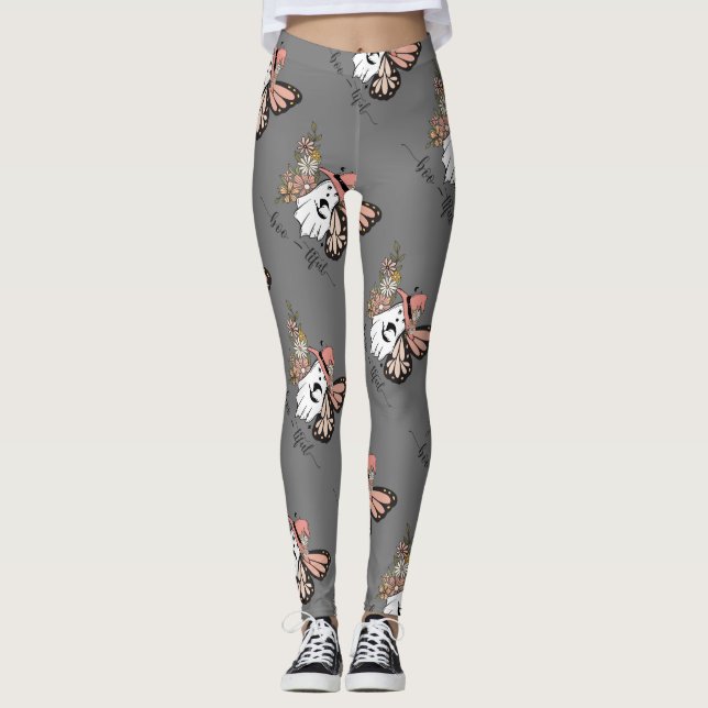 Spooky Halloween  Leggings (Front)